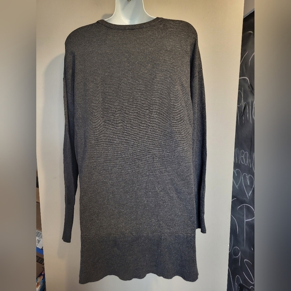 Laura Charcoal Knit Sweater, Size Small - Picture 2 of 4